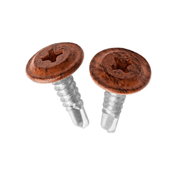 Саморез прессшайба 4,2х16 мм, цвет «под дерево»