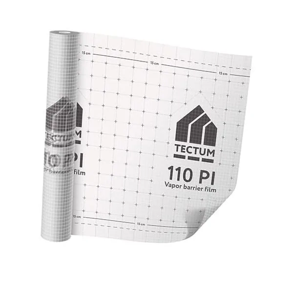Плёнка трёхслойная пароизоляционная «TECTUM 110 PI» (110г/м²)